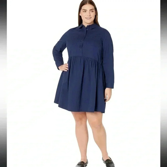 Draper James Plus Size Utility Dress Navy XXL - Picture 1 of 8
